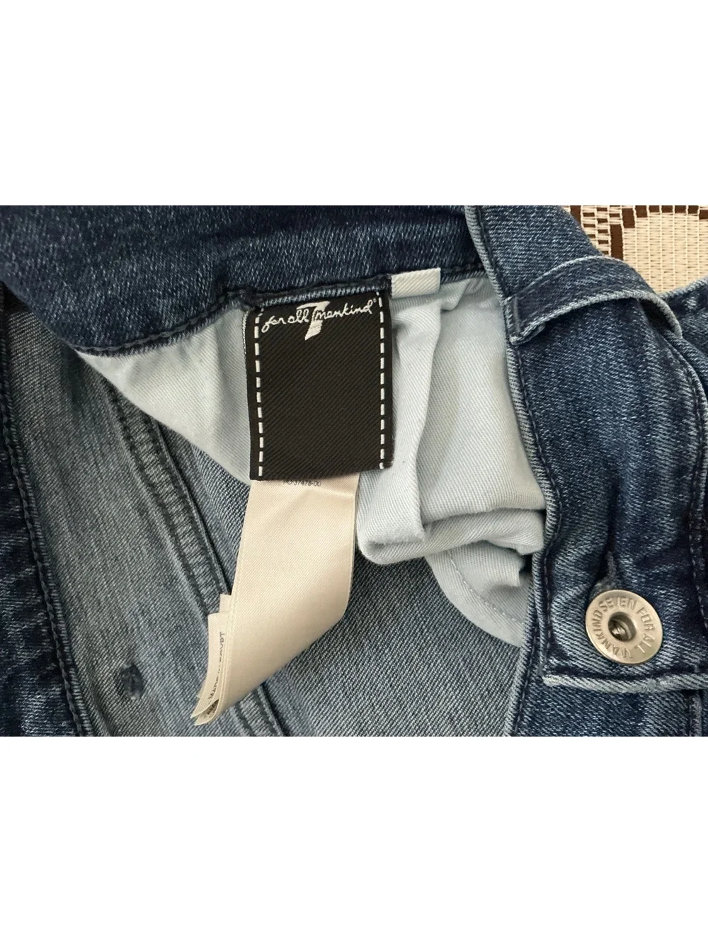 7 For All Mankind Austyn Blue Denim Jeans